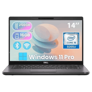 Dell Latitude 5400 Refurbished Business Laptop Intel i5-8265U, 16GB RAM, 256GB SSD, 14" HD | Windows 11 Pro | Renewed