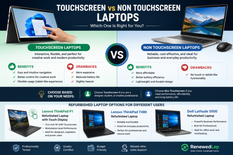 Touchscreen vs Non Touchscreen Laptops