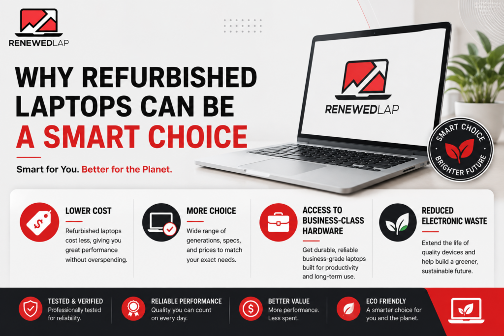 Why refurbished laptops can be a smart choice with lower cost and business-class hardware